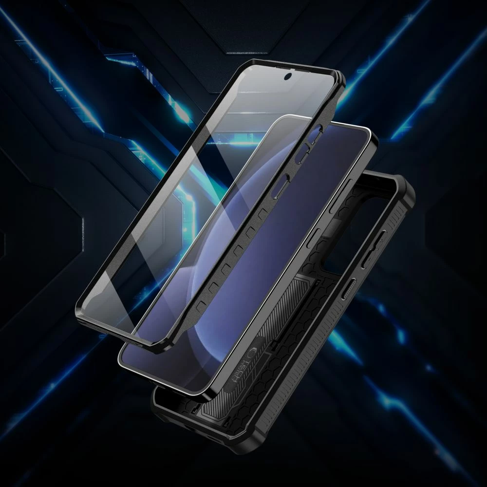Mbështjellës Tech-Protect Kevlar Cam+ për Samsung Galaxy S25, i zi