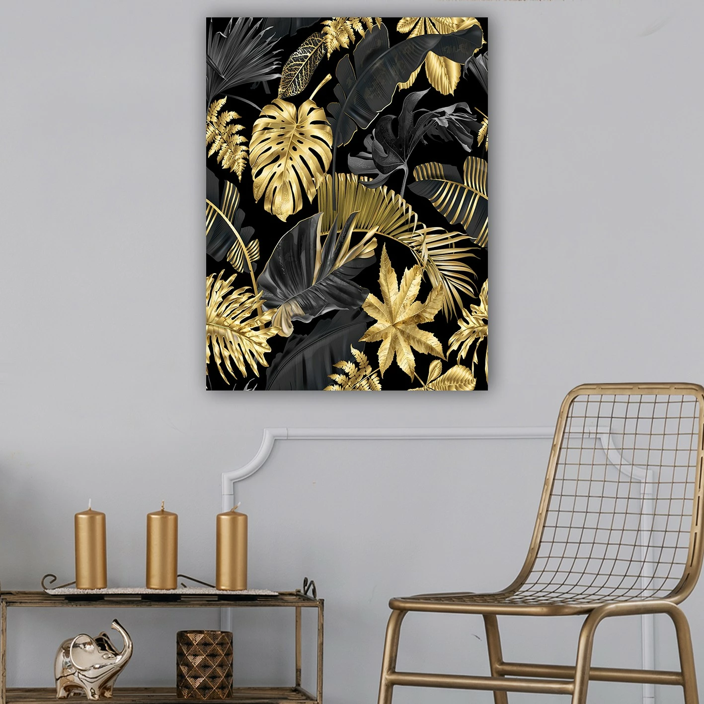 Pikturë dekorative në kanavacë, shumëngjyrëshe, 70x100cm