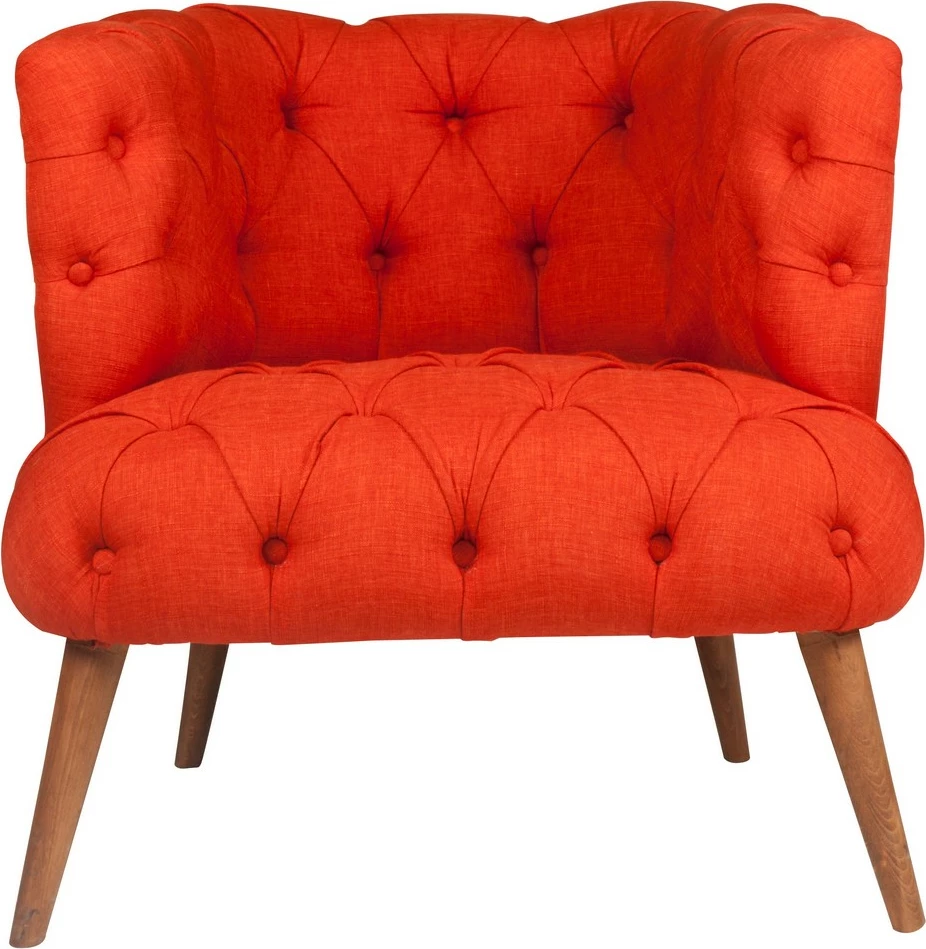Karrige Wing Atelier del Sofa, West Monroe, ngjyrë e kuqe qeramike