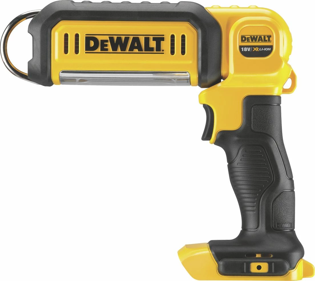 Llambë pune LED DeWalt DCL050, 18V XR, 250-500 lm, IP54, pivot, e verdhë/zezë