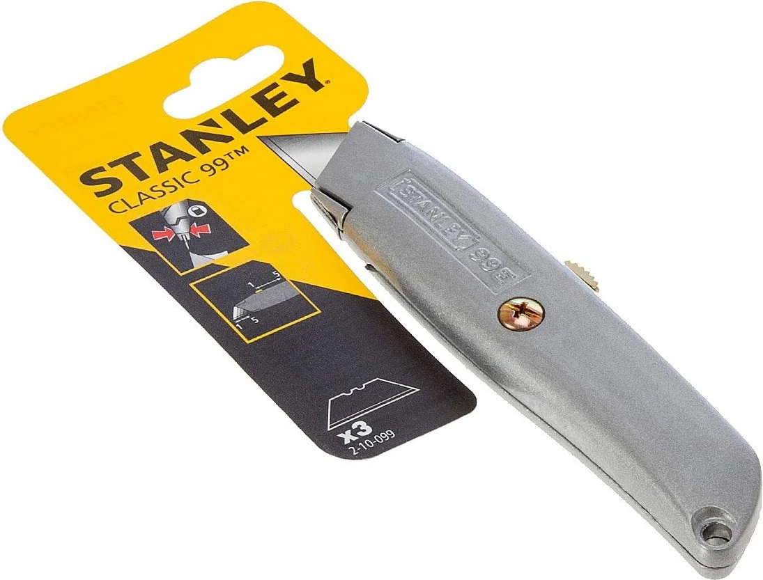 Thikë universale retraktueshme Stanley PRO 2-10-099, metal (aliazh zinku), gri