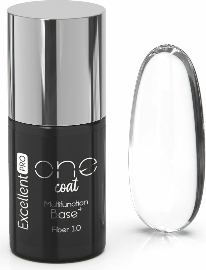 Bazë për thonj për femra Excellent PRO One Coat Multifunction Fiber Base Cleary 7g