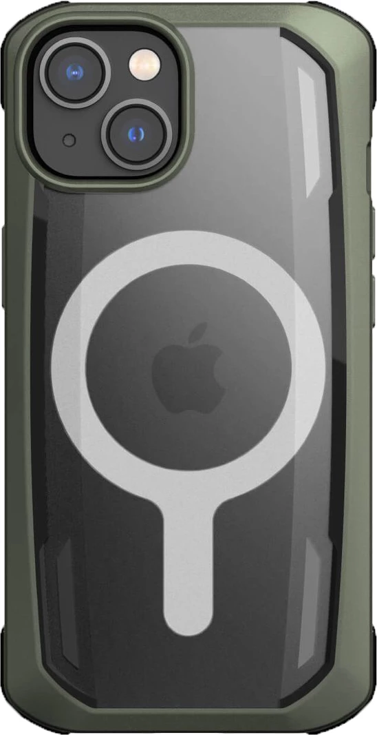 Mbështjellës Raptic X-Doria Secure Case për iPhone 14 Plus me MagSafe, i gjelbër