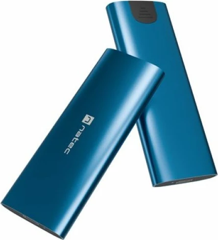 Kuti SSD NATEC Rhino M.2 NVMe Lite, USB-C 3.2, kaltër