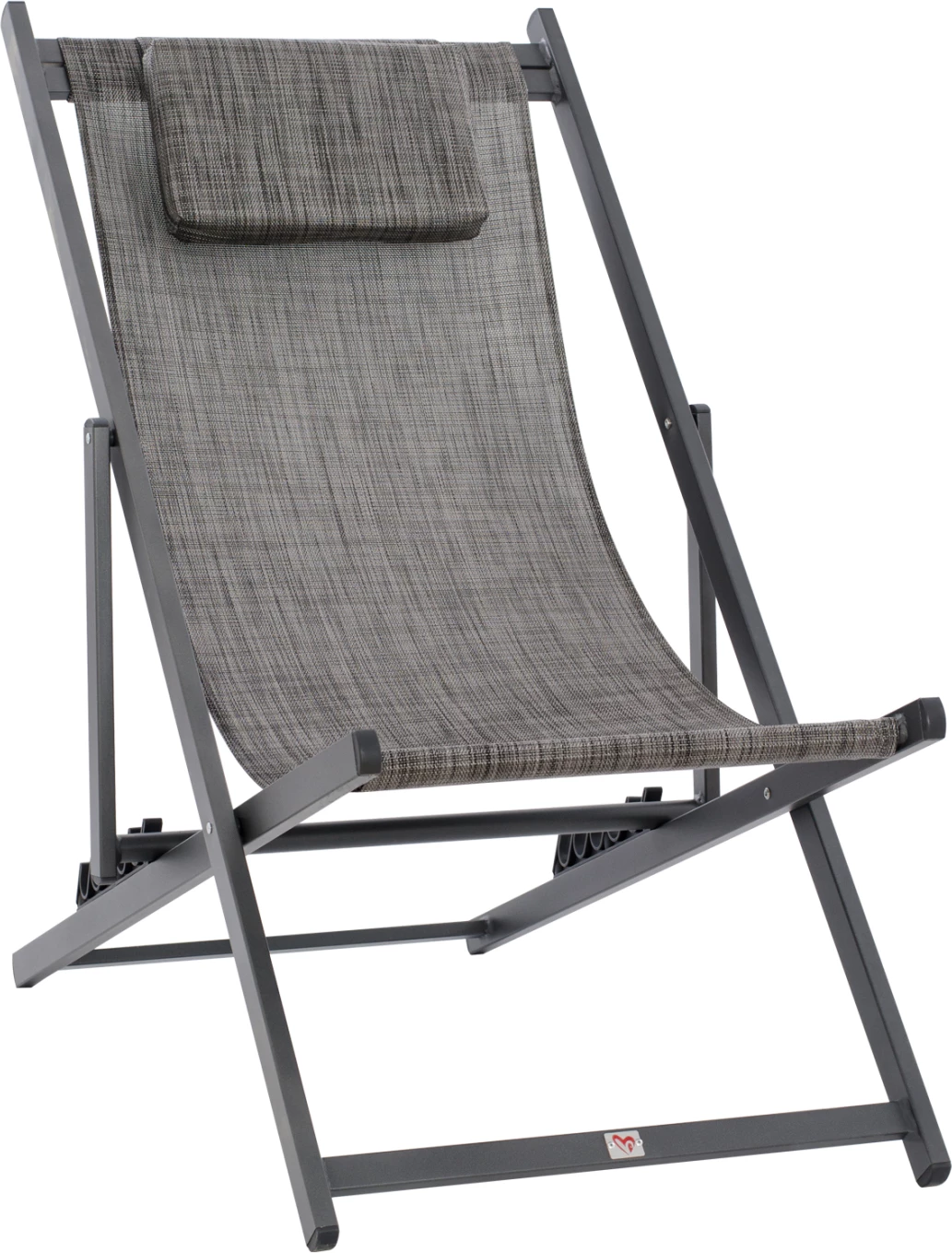 Karrige lounge profesionale KEA FH5076.10 alumini & textilene ngjyrë gri 59,5x102,5x94H cm