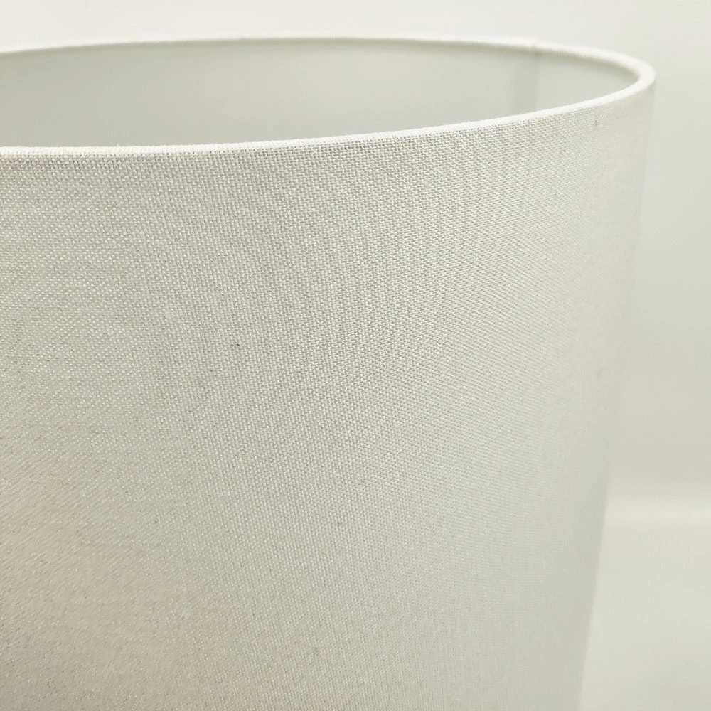 Llambë tavoline EGLI, qeramikë terrakote, abazhur liri i bardhë, 34x34x100cm