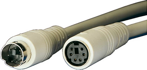 Kabllo zgjatëse PS/2 ROLINE 6 m, Mini-DIN 6-pin M-F, bezhë