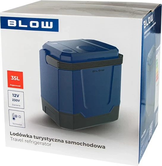 Frigorifer portativ për makinë BLOW 35L, i zi