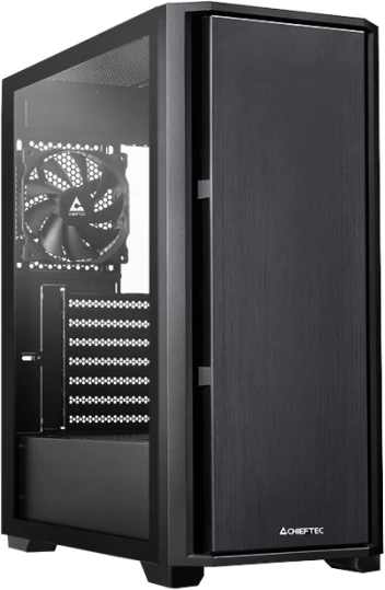 Kasë CHIEFTEC Pro Midi TG AS-02B-TG-OP, ATX, e zezë