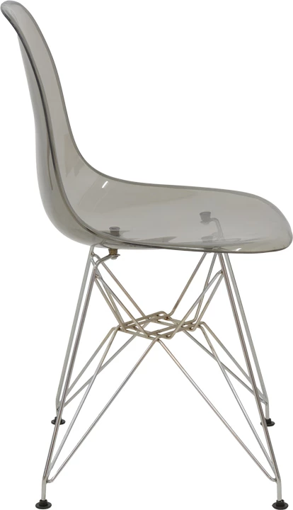 Karrige Adelle PP pet clear grey-inox 46x55x81cm