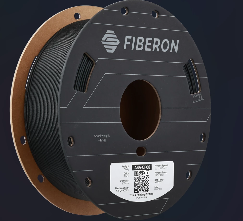 Filament 3D Fiberon ASA-CF08, 1.75mm 0.5kg, Zi