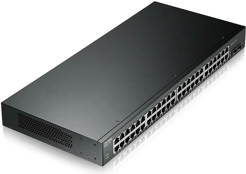 Switch Zyxel GS1900-48HPv2, Managed, L2, Gigabit Ethernet, PoE, Rack mounting, E zezë