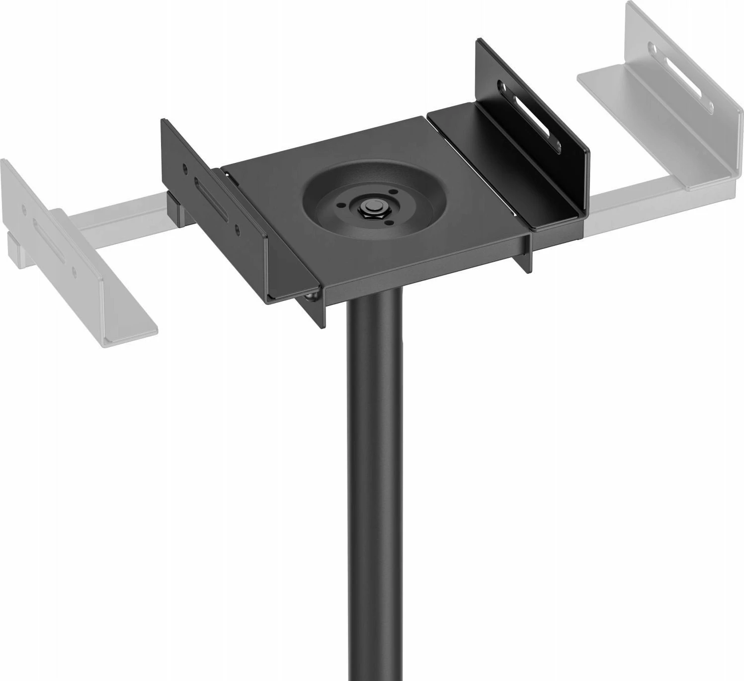 Stenda për monitorë studio Mozos MSS6-SET-PRO, lartësi e rregullueshme 848-1118 mm, 2 copë, e zezë