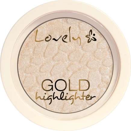 Highlighter për fytyrë Lovely Gold, 1 copë