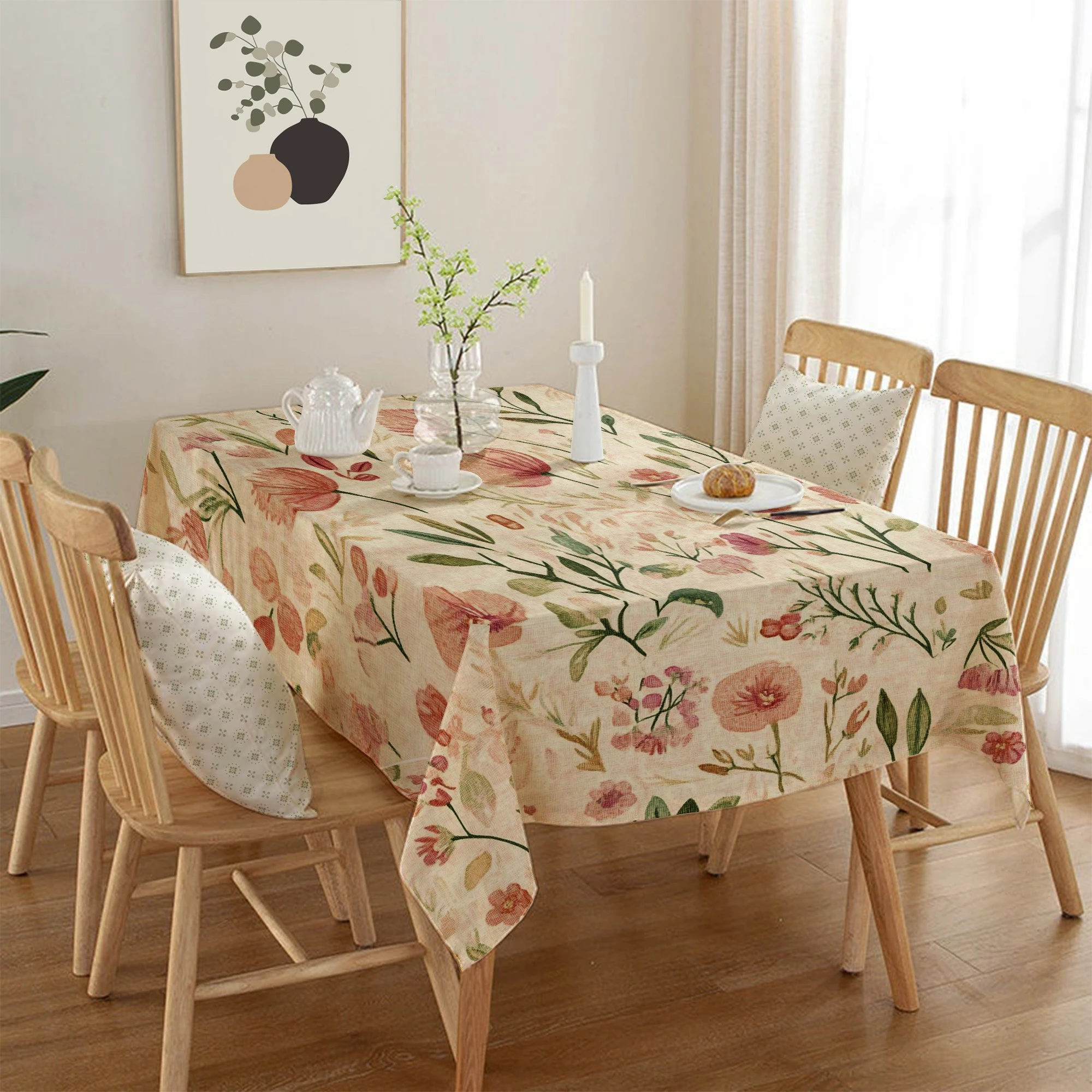 Mbulesë tavoline Hermia, shumëngjyrëshe, Asr-tblclt25-50, 140x180 cm