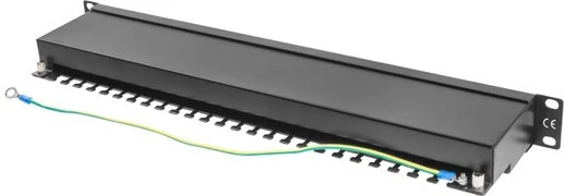 Panel për kabllo rrjeti Lanberg PPS5-1024-B, i zi