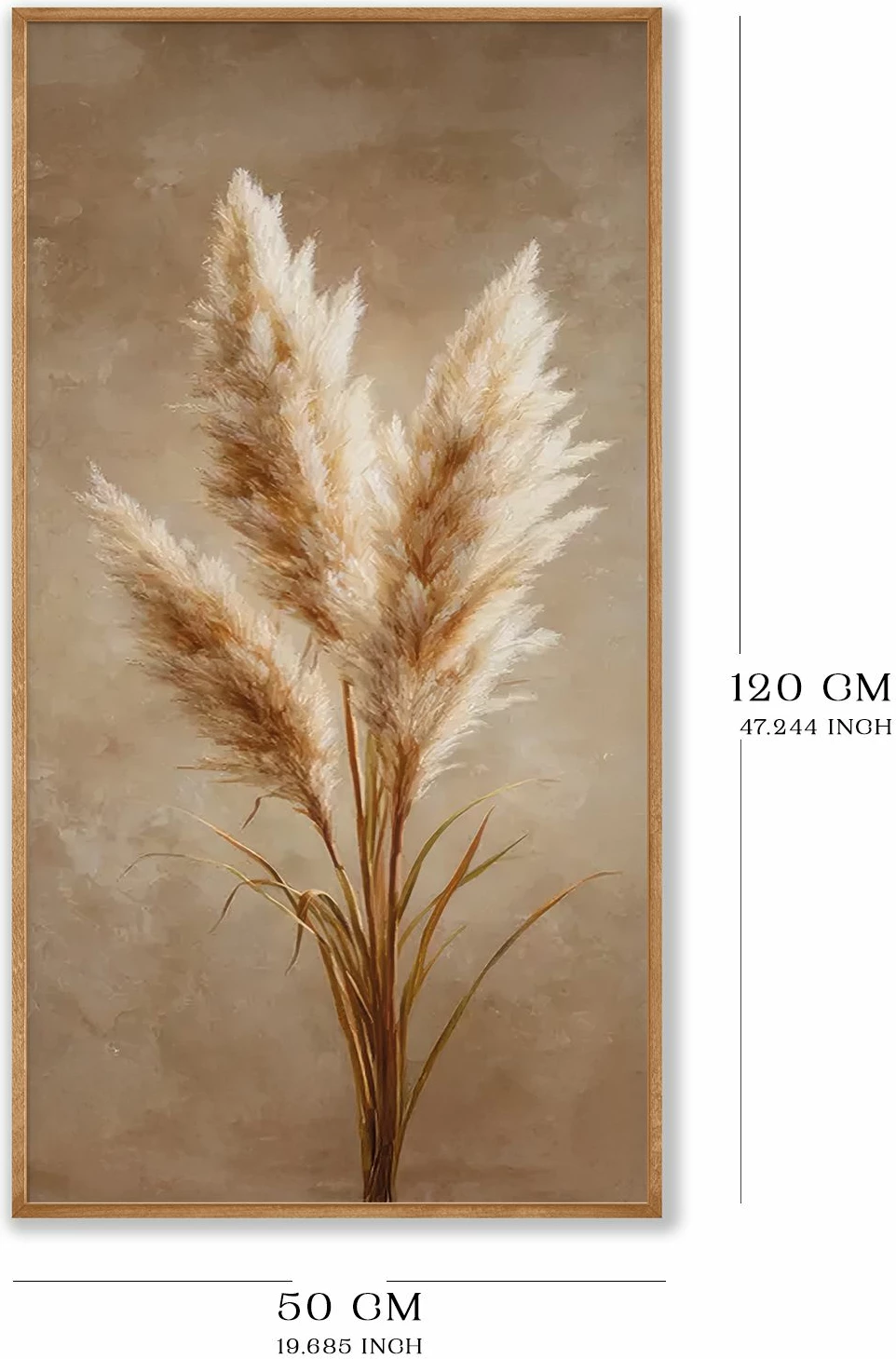 Pikturë dekorative me kornizë, MDF, Wallity, Artsmdfyty82-12050, shumëngjyrëshe, 120x50cm