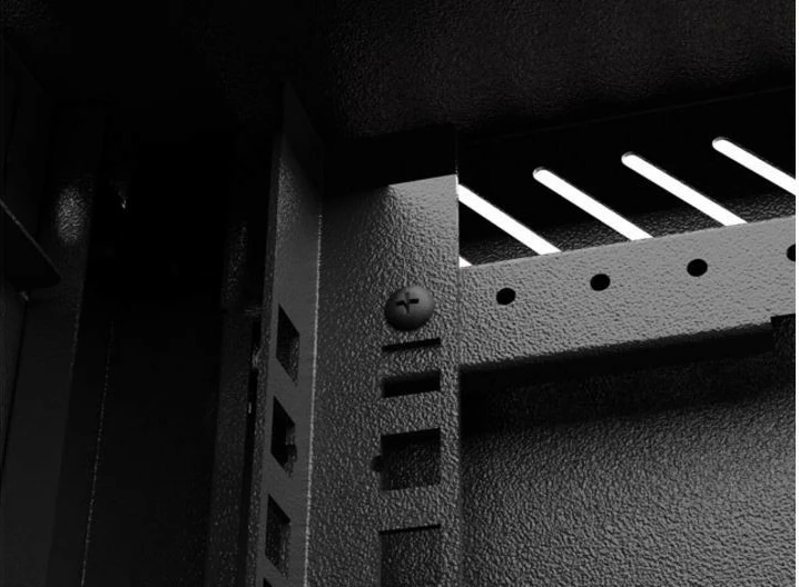 Kasë rrjeti Lanberg WF11-3309-10B, 9U, 10", montim në mur, e zezë