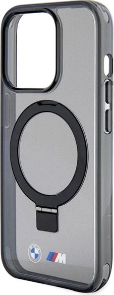Mbështjellës BMW Ring Stand M Collection MagSafe për iPhone 15 Pro Max, i zi