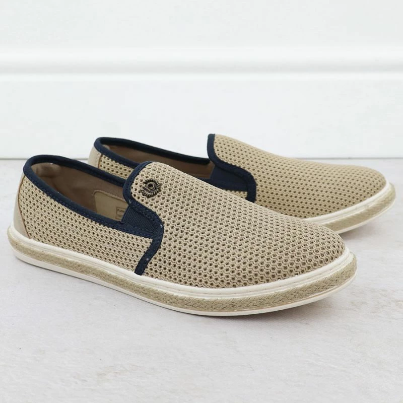 Atlete slip-on Bugatti 321-ASP61-6900, bezhë, meshkuj [Madhësia: 45]
