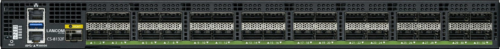 Switch LANCOM CS-8132F-F2B, Managed, 32x100G QSFP28, 1U, rackmount