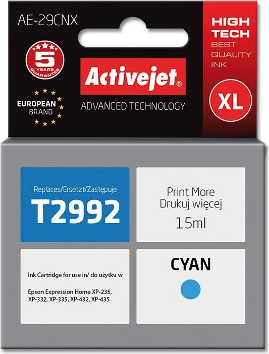 Ngjyrë zëvendësuese Activejet AE-29MNX për printer Epson, 15 ml