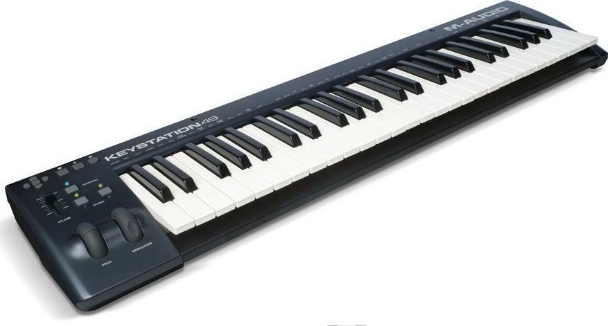 Tastierë kontrolluese MIDI M-Audio Keystation 49 III, 49 taste, USB, zezë, set me kabllo USB dhe manual