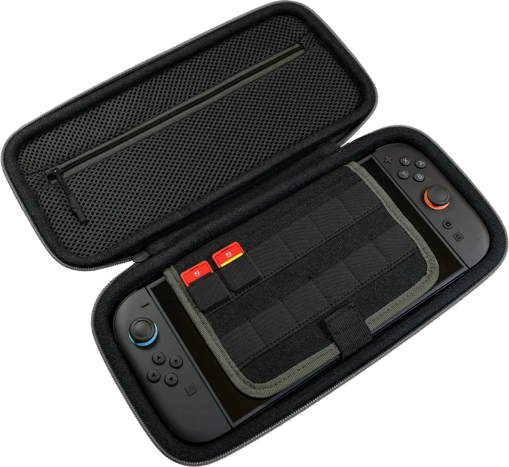 Çantë udhëtimi Turtle Beach PlayTrek për Nintendo Switch 2/Switch/OLED, EVA, 300×155×58 mm, e zezë