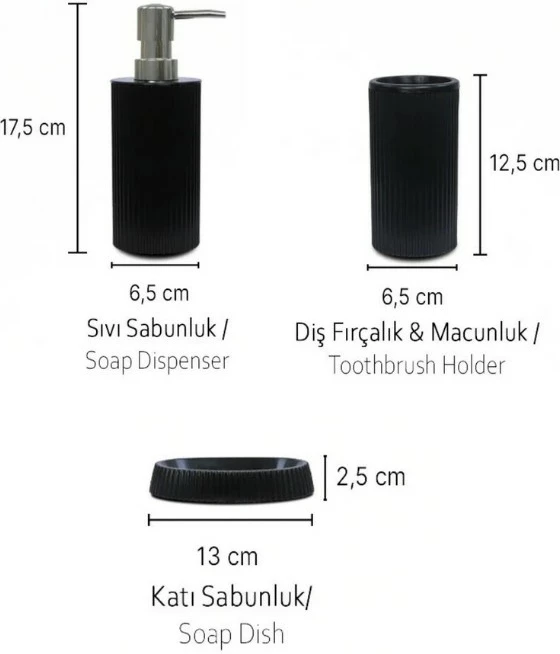 Set banjoje (3 pjesë), Mijölnir, PZR-046, ngjyrë e zezë