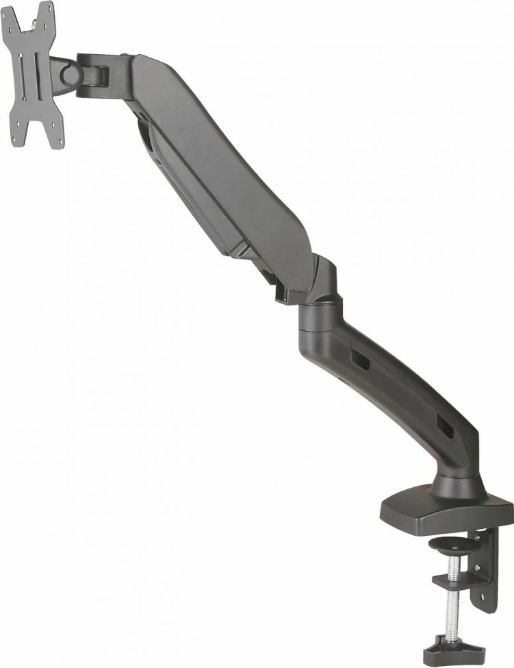 Mbajtës tavoline për monitor Art L-11GD 13"-27", VESA 75x75/100x100, gas spring, i zi