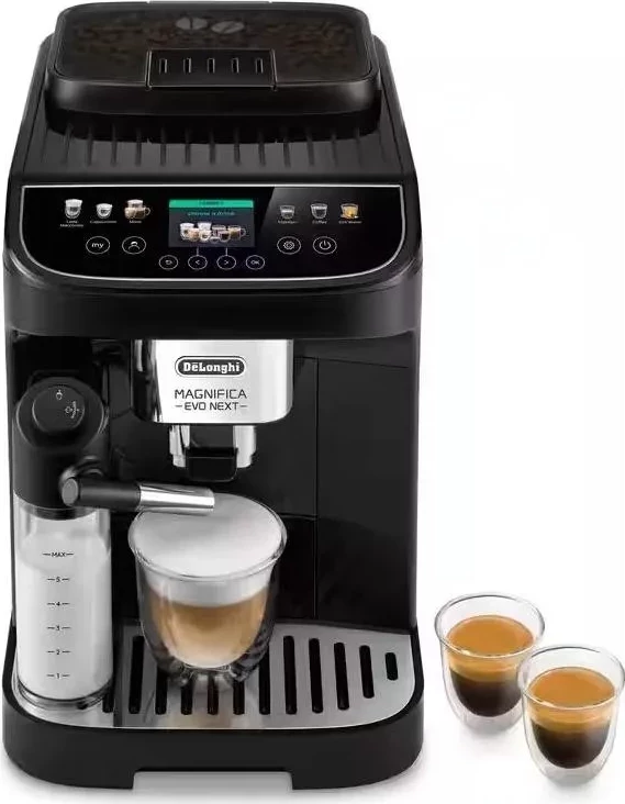Aparat kafeje DeLonghi Magnifica Evo Next ECAM 310.60.B, automatik, mulli çeliku, 1.9L, zi