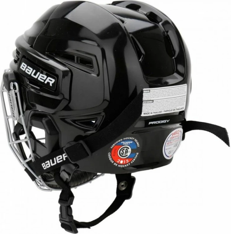 Helmetë hokeji për djem Bauer, e bardhë [Ngjyra: E zezë]