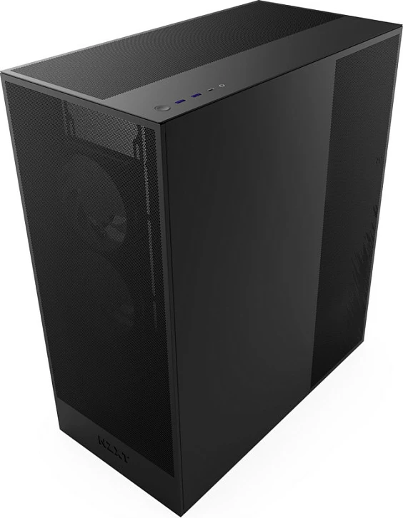 Kasë NZXT H7 Flow RGB, Midi Tower, ATX/EATX/micro ATX/Mini-ITX, Tempered Glass, e zezë