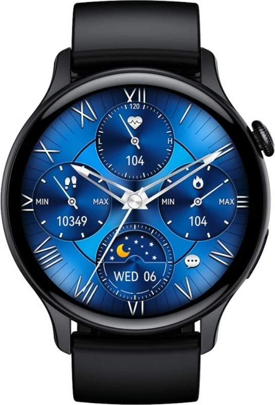 Smartwatch RUBICON uniseks, e zezë