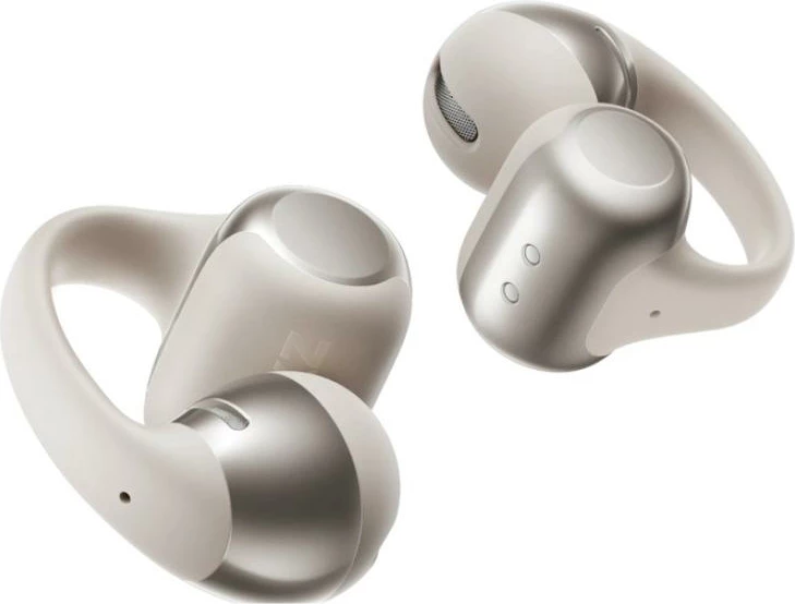 Kufje sportive Shokz OpenDots One E310GY wireless Bluetooth, dizajn i hapur për vesh, gri
