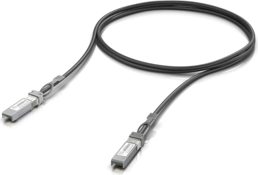 Kabllo DAC SFP+ 10Gbps, Ubiquiti UACC-DAC-SFP10-3M, 3 m, e zezë