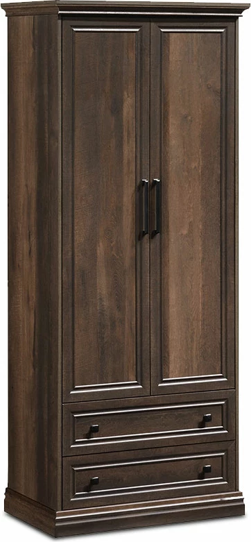 Dollap Mozart me 2 dyer dhe sirtarë, ngjyrë arre, 83x52x202,5cm