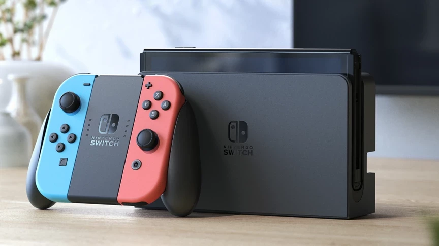 Konsolë Nintendo Switch OLED Red/Blue 2