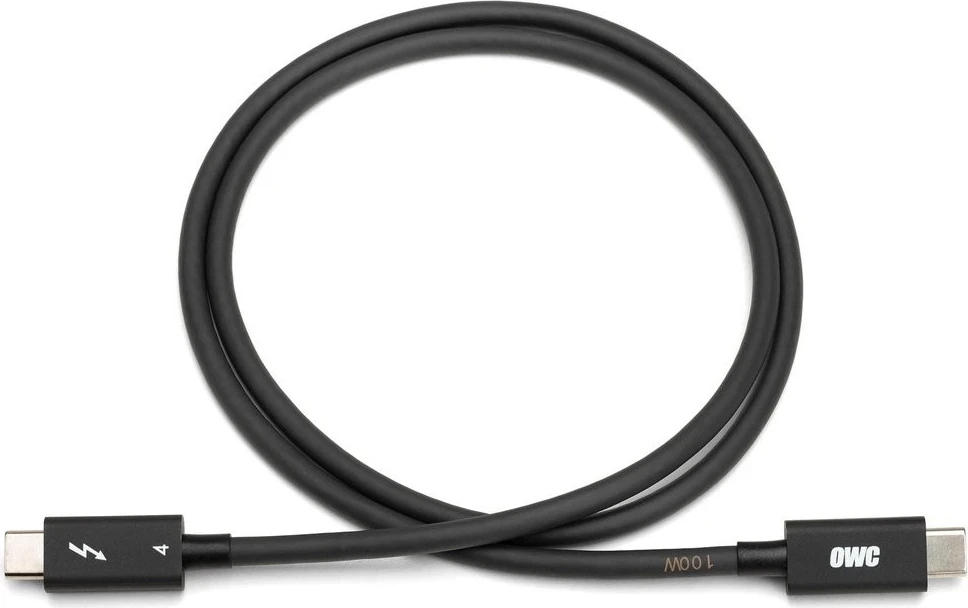 Kabllo OWC Thunderbolt 5 1m, e zezë