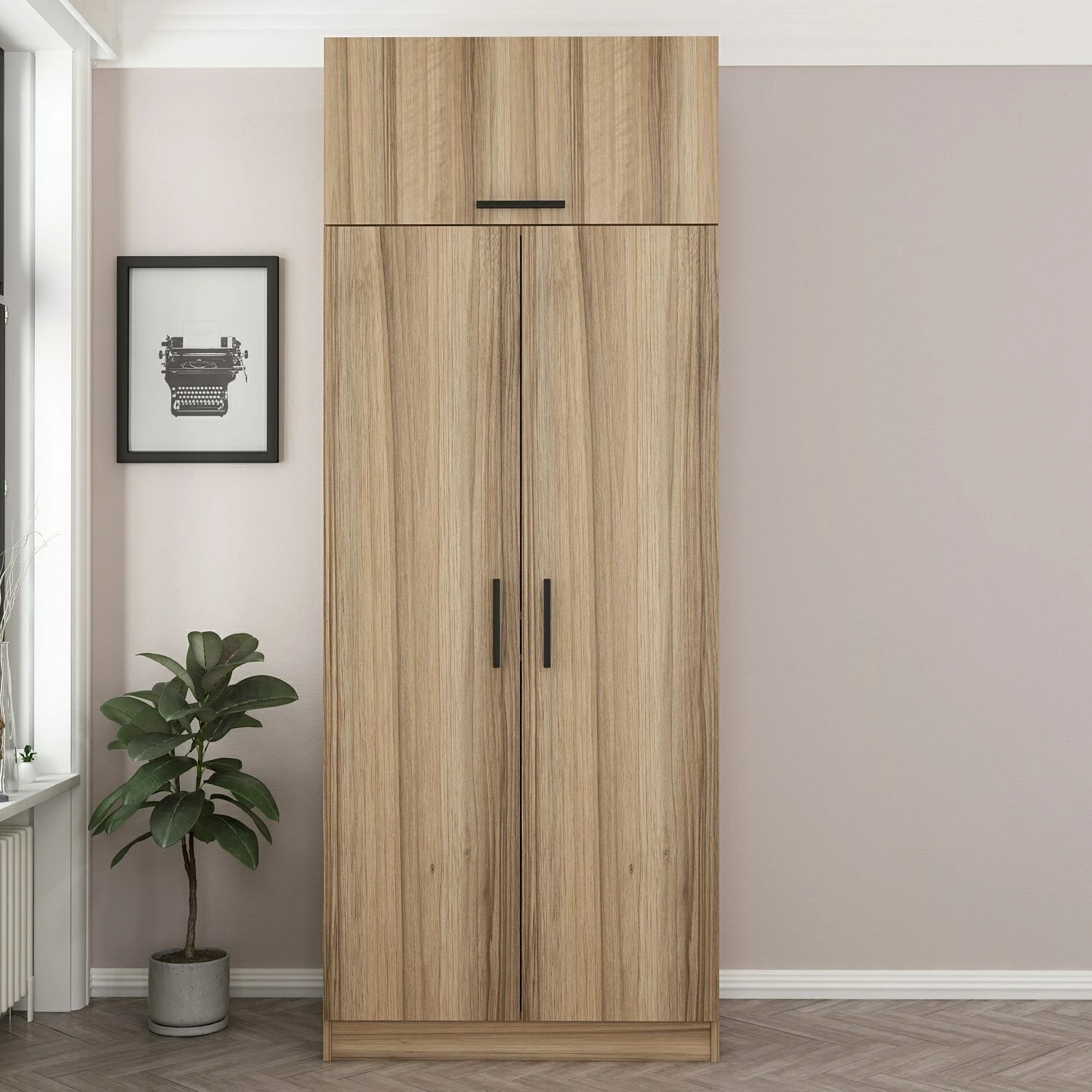 Dollap Skye Decor, ngjyrë lisi, 2237