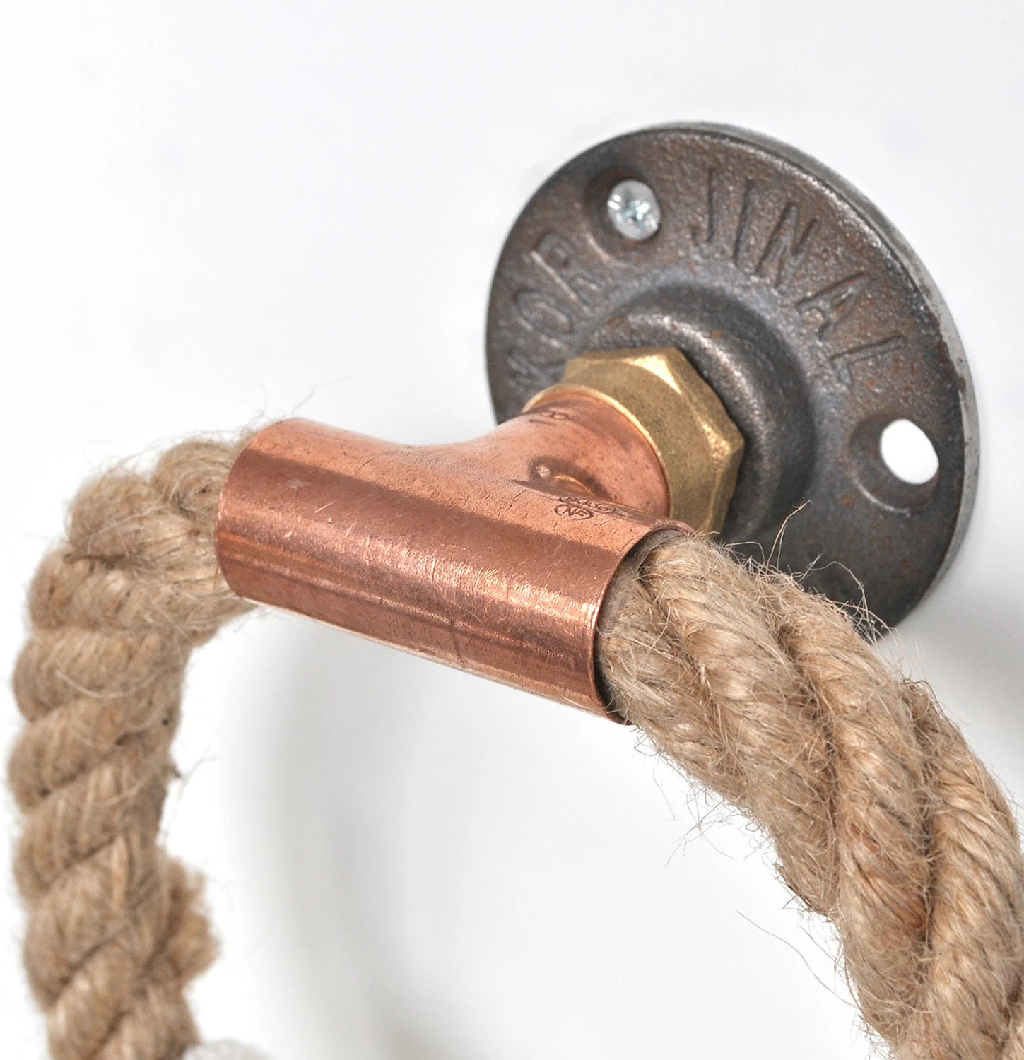Varëse muri Pipe Hook, ngjyrë ari rozë, Cop011