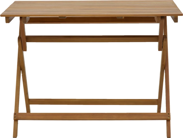 Set tavoline me karrige palosëse për terasë, dru akacie natyrale, Joter-Jaybo, 100x65x72cm, 5 copë