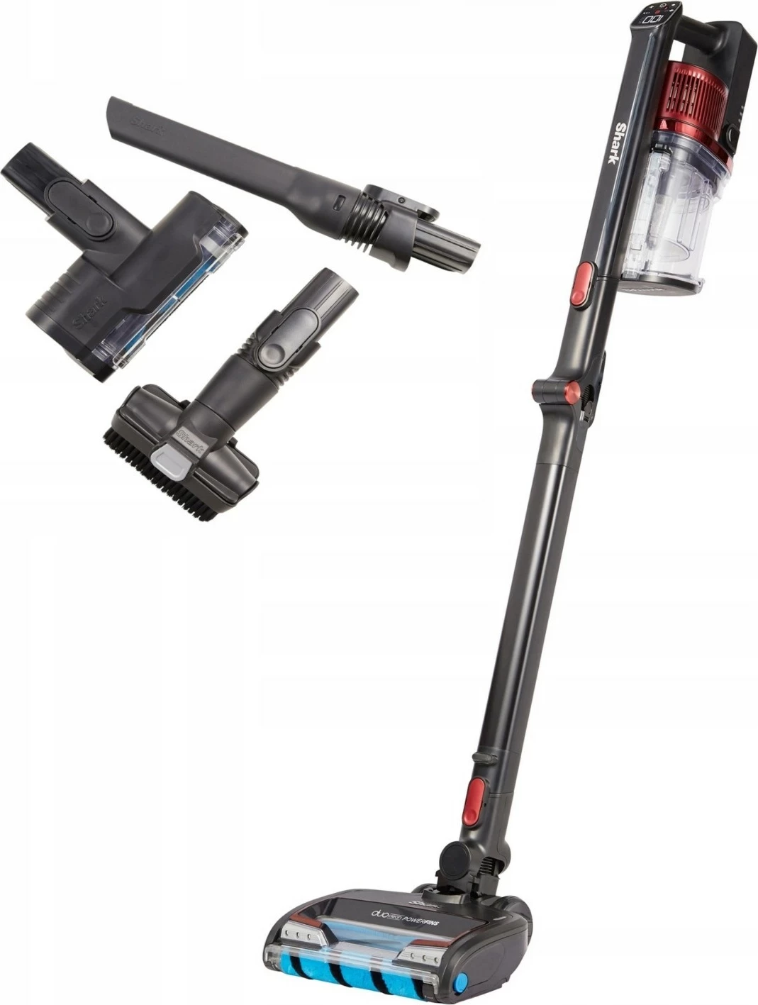 Fshesë pa kabllo Shark IZ300EUT, 25V, e zezë-kuqe