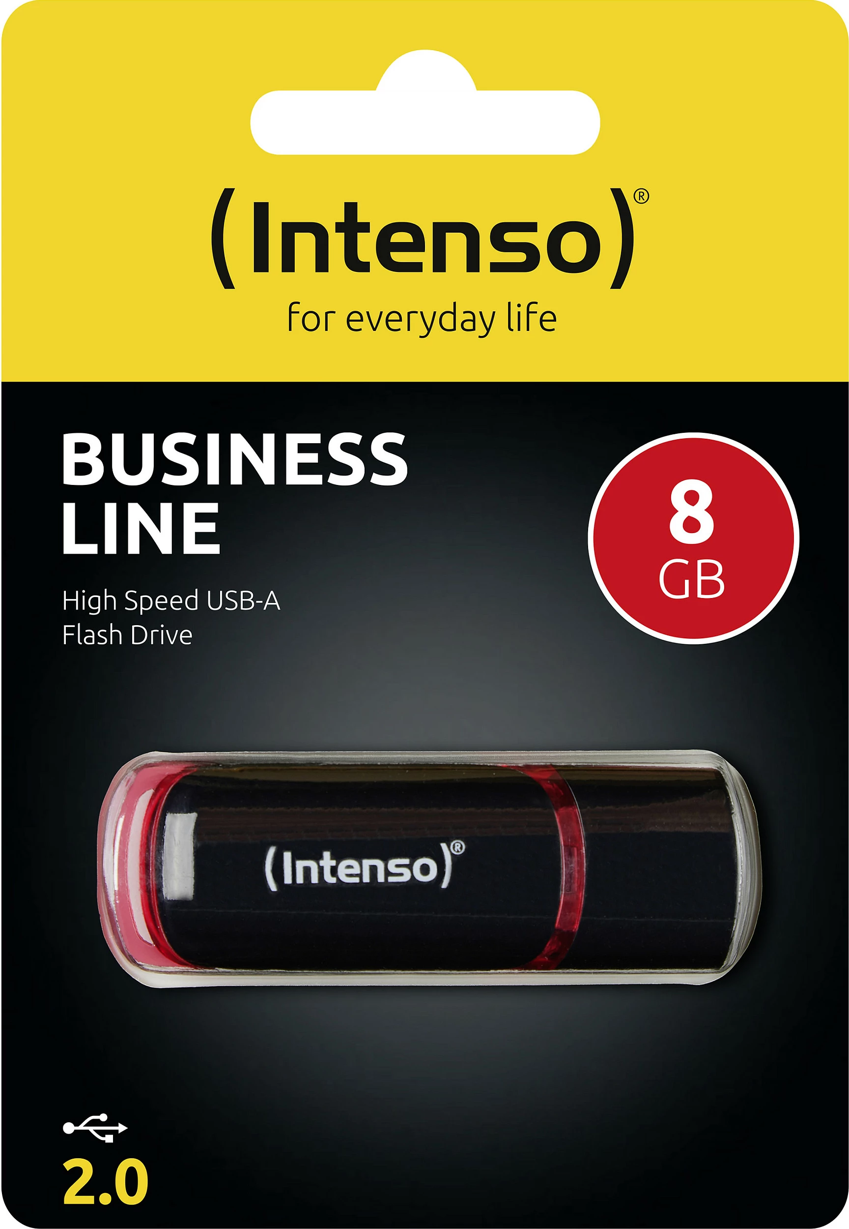 USB stik Intenso Business Line 8GB, USB 2.0, zi/kuqe