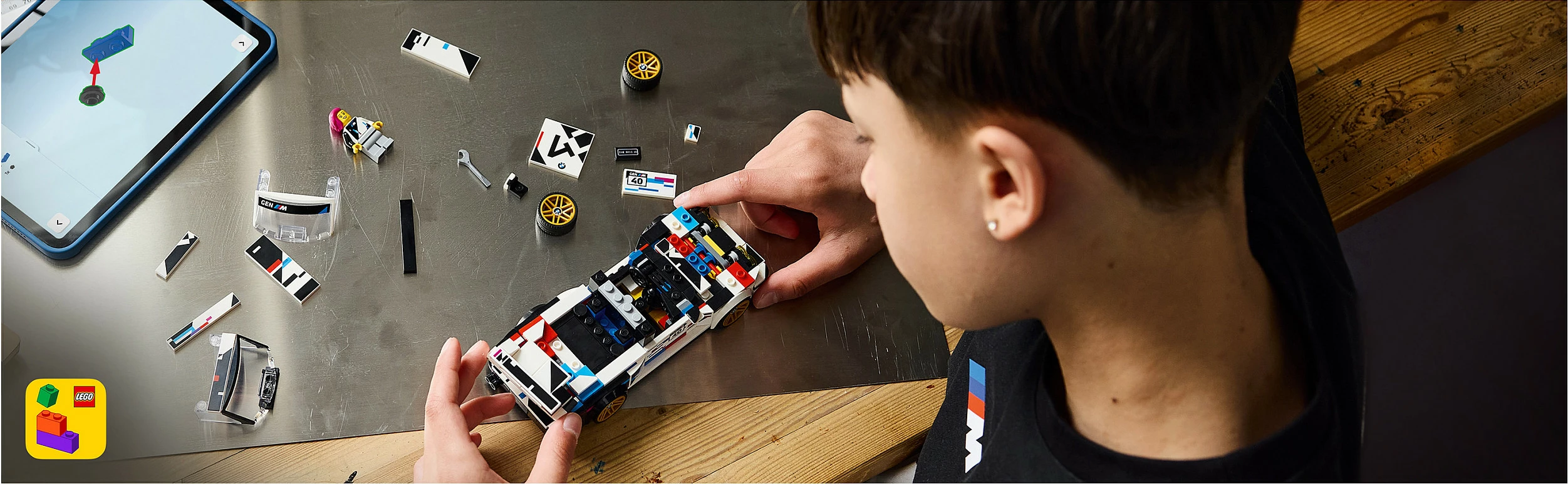 Set LEGO Speed Champions BMW M3 (E30) 77263, 358 copë, 9+, bardhë