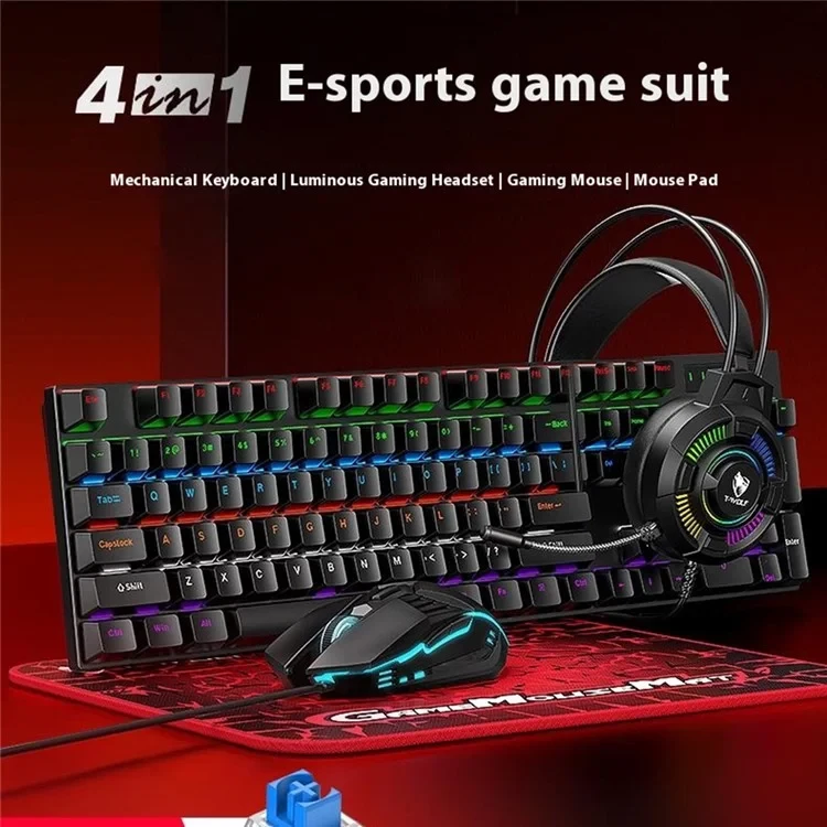 Set 4 në 1 T-Wolf TF700