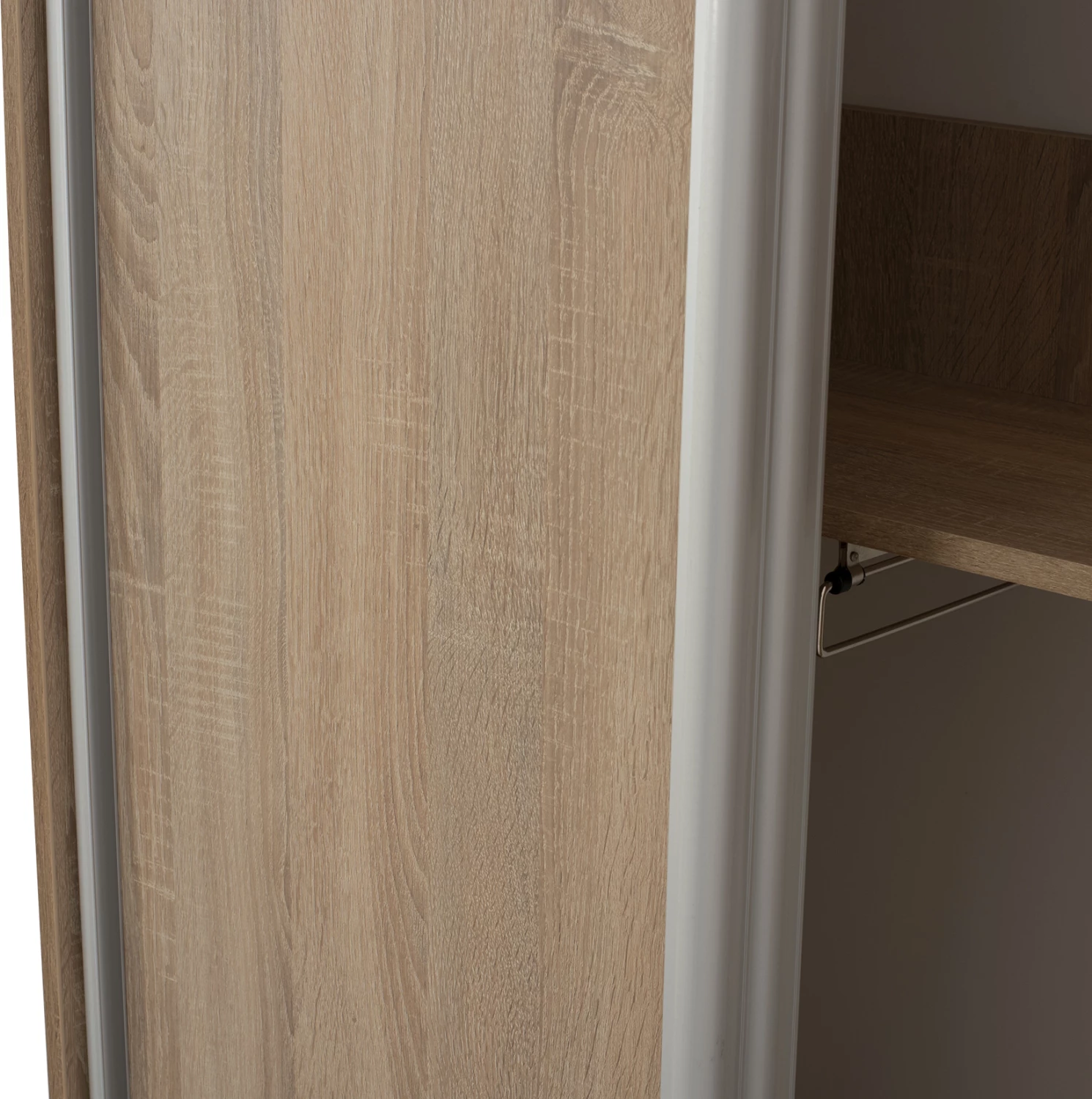 Dollap me dy dyer, ngjyrë lisi, FH2436.01, 90x45x210 cm