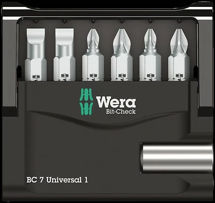 Set bitash Wera 05056295001, 6 copa, 25 mm me kuti