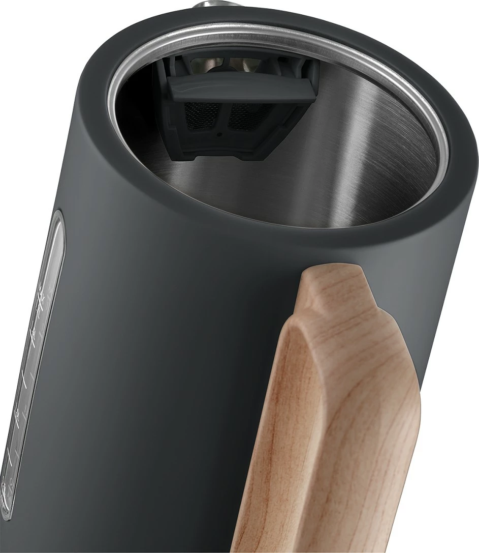 Çajnik elektrik, Concept, RK3370, 1.7L, çelik inoks, 2200W, gri me detaje dru