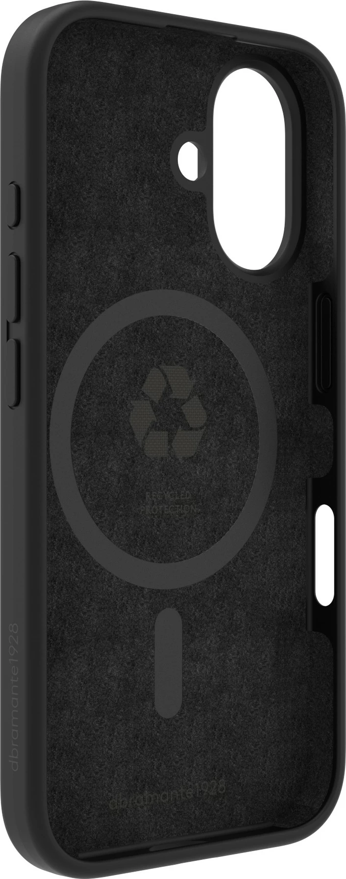 Mbështjellës dbramante1928 MONACO_2 MagSafe për iPhone 16, zi